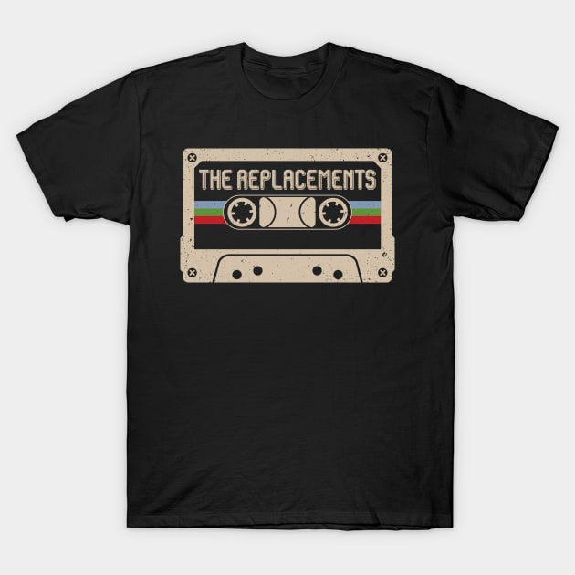 Personalized Replacements Name Birthday Vintage Cassette Tape T-Shirt by Horton Cyborgrobot